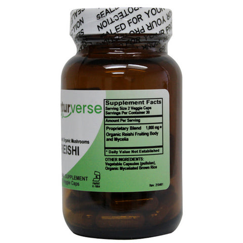 Naturverse, Reishi COG Powder Capsules, 60 VegCaps
