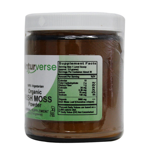 Naturverse, Organic Irish Moss Thallus Powder, 4 Oz