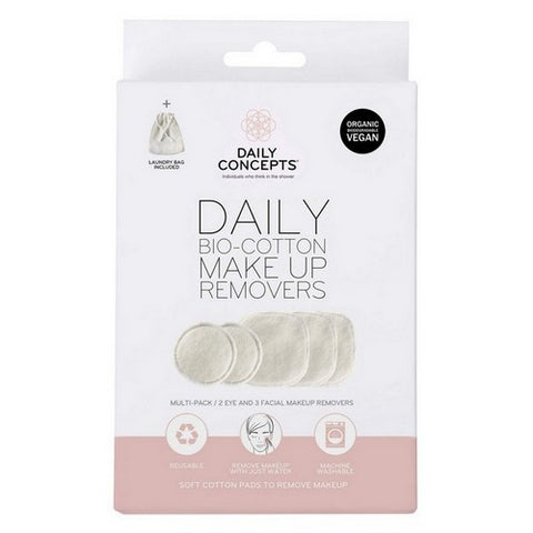 Daily Concepts, Daily Bio Cotton Makeup Removers, 1 Count