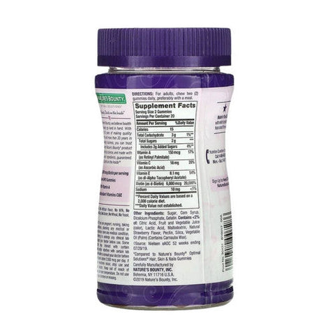 Nature's Bounty, Advanced Skin And Nails Vitamins With Biotin, 40 Count Nature's Bounty