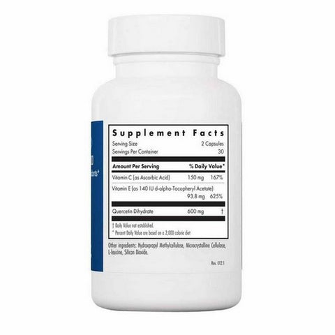 Nutricology/ Allergy Research Group, Quercetin 300 Stabilized With Antioxidants, 60 Veg Caps