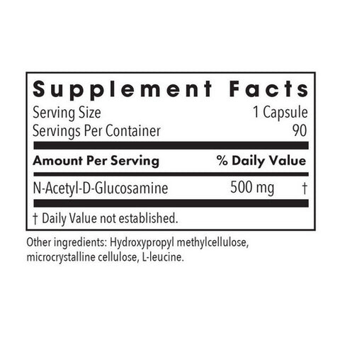 Nutricology/ Allergy Research Group, N-Acetyl Glucosamine Vegan And Non-Sulfur, 90 Veg Caps