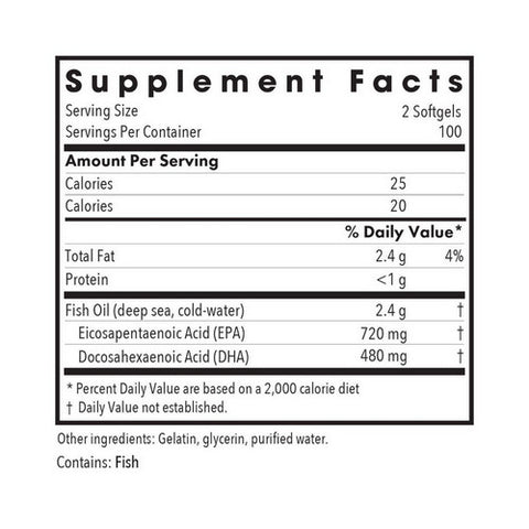 Nutricology/ Allergy Research Group, Super EPA Fish Oil Concentrate, 200 Softgels