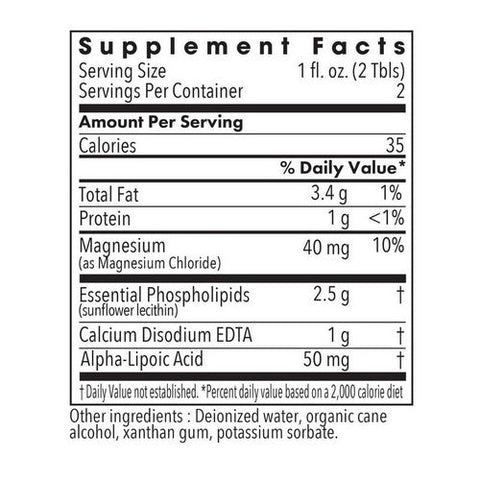 Nutricology/ Allergy Research Group, LipoPhos EDTA, 60 Ml Nutricology/ Allergy Research Group