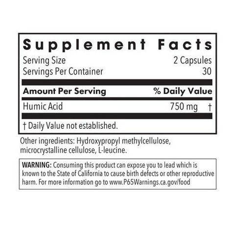 Nutricology/ Allergy Research Group, Humic Acid Membrane Active, 60 Veg Caps Nutricology/ Allergy Research Group