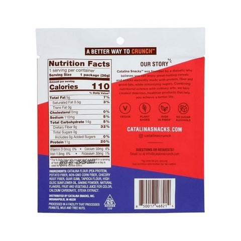 Catalina Crunch, Keto Friendly Fruity Cereal, 1.27 Oz(Case Of 12)