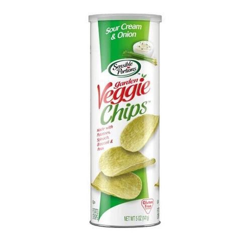 Sensible Portions, Veggie Chips Sour Cream And Onion, 5 Oz (Case Of 12)