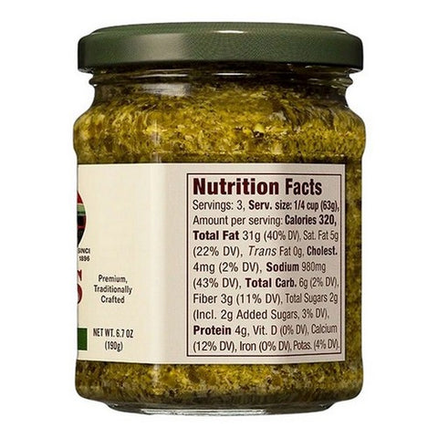 Rao's, Homemade Basil Pesto Sauce, 6.7 Oz (Case Of 6)