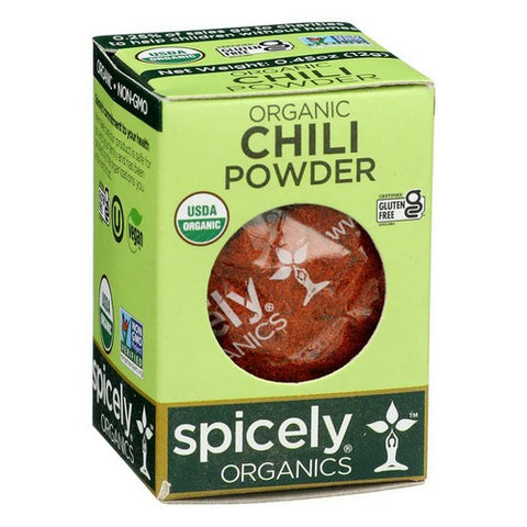 Spicely Organics, Organic Chili Powder, 0.45 Oz (Case Of 6)