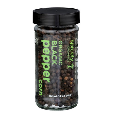 Spicely Organics, Organic Peppercorn Black, 1.7 Oz (Case Of 3)