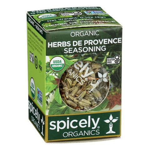 Spicely Organics, Organic Seasoning Herbs De Provence, 0.1 Oz (Case Of 6)
