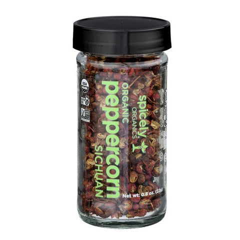 Spicely Organics, Organic Peppercorn Sichuan, 0.8 Oz (Case Of 3)