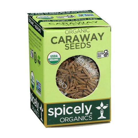 Spicely Organics, Organic Caraway Seeds, 0.35 Oz (Case Of 6)