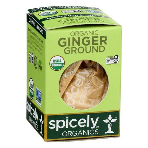 Spicely Organics, Organic Ginger Ground, 0.4 Oz (Case Of 6)