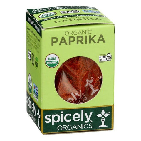 Spicely Organics, Organic Paprika, 0.45 Oz (Case Of 6)