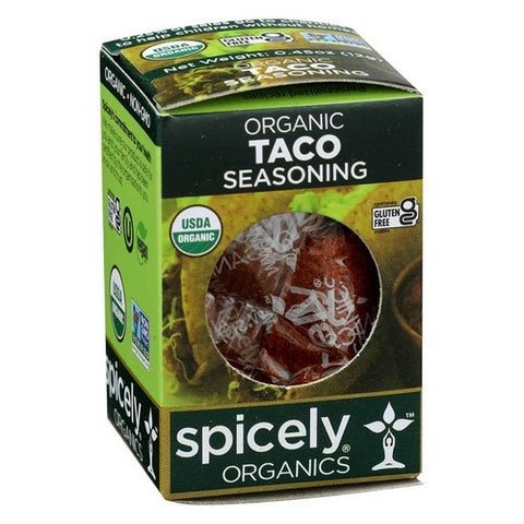 Spicely Organics, Organic Taco Seasoning, 0.45 Oz (Case Of 6)