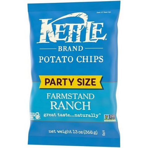 Kettle Foods, Farmstand Ranch Potato Chips, 13 Oz (Case Of 9)