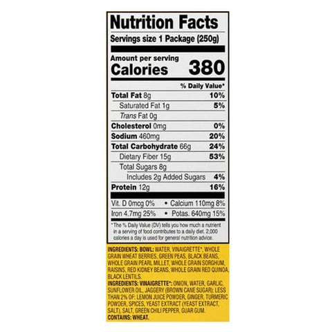 Tasty Bite, Indian Style Protein Bowl, 8.8 Oz (Case Of 6)