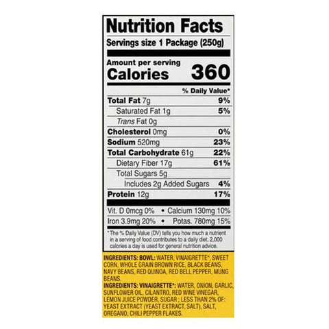 Tasty Bite, Mexican Style Protein Bowl, 8.8 Oz (Case Of 6)