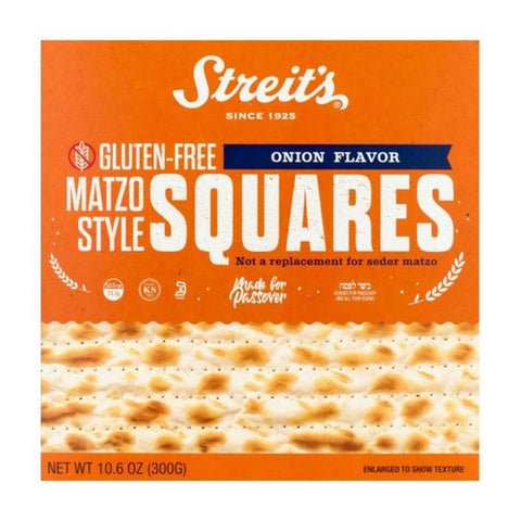 Streits, Square Matzo Onion, 10.5 Oz (Case Of 12)