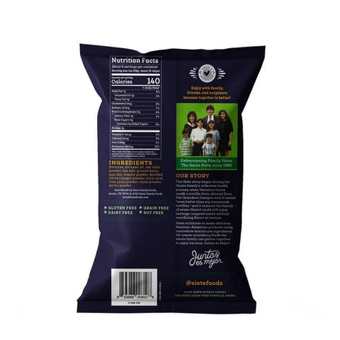 Siete, Chile Lime Kettle Cooked Potato Chips, 5.5 Oz (Case Of 6)