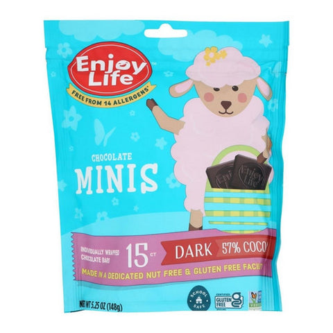Enjoy Life, Easter Dark Chocolate Bar, 5.25 Oz (Case Of 6)
