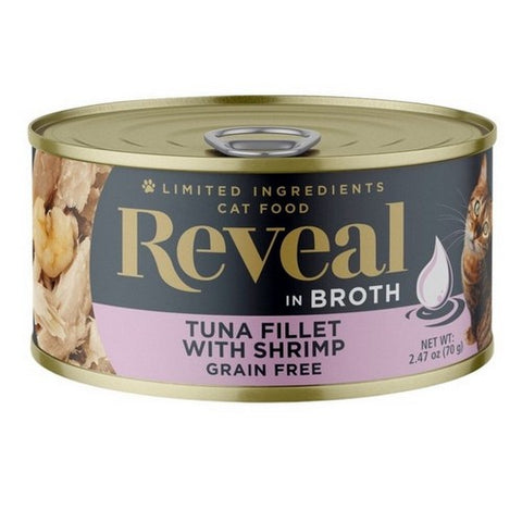 Reveal, Tuna Fillet With Shrimp Cat Food, 2.47 Oz (Case Of 24)