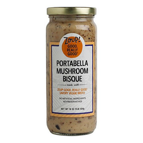 Zoup Good Really, Portabella Mushroom Bisque, 16 Oz (Case Of 6)