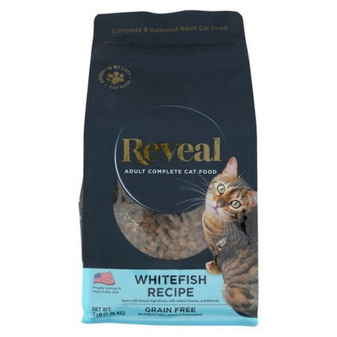 Reveal, Adult Complete Whitefish Recipe Cat Food, 3 Lbs (Case Of 3)