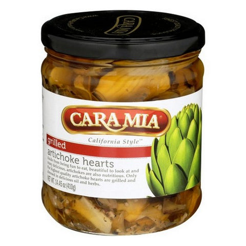 Cara Mia, Grilled Artichoke Hearts, 14.45 Oz(Case Of 12)