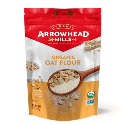 Arrowhead Mills, Organic Oat Flour, 16 Oz(Case Of 6)