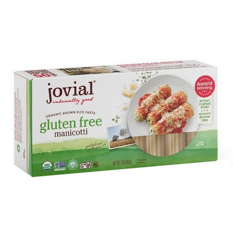 Jovial, Organic Brown Rice Pasta Manicotti, 7 Oz(Case Of 12)