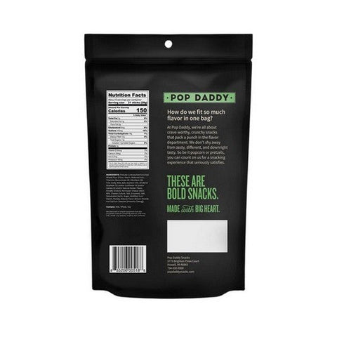 Pop Daddy Snacks, Garlic Parmesan Pretzels, 7.5 Oz(Case Of 12) Pop Daddy Snacks