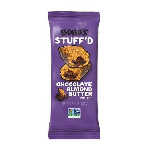 Bobo's Oat Bars, Stuffed Chocolate Almond Oat Bar, 2.5 Oz(Case Of 12)