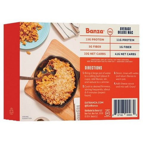 Banza, Chickenpea Mac And Cheese Pasta, 11 Oz(Case Of 6)