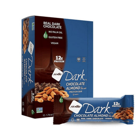 Nugo, Dark Chocolate Almond with Sea Salt Protein Bar, 1.76 Oz(Case Of 12)