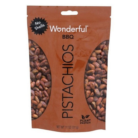 Wonderful Pistachios, BBQ No Shell Pistachios, 11 Oz(Case Of 12)