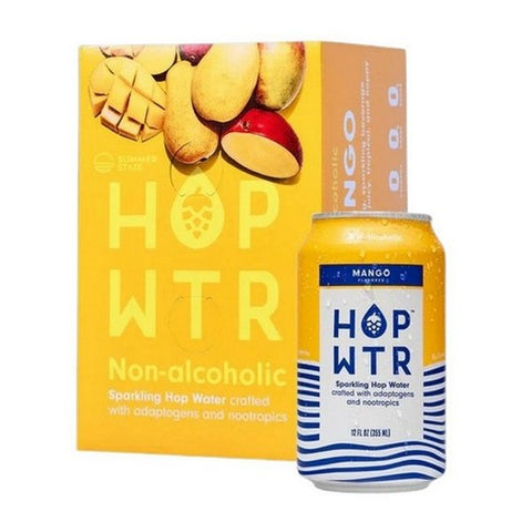 Hop Water, Sparkling Hop Water Mango, 72 Oz(Case Of 4)