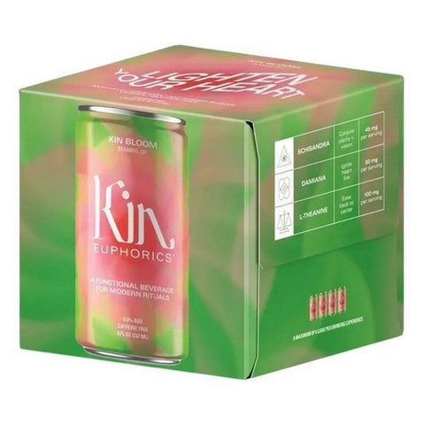 Kin Euphorics, Bloom Beaming Joy, 32 Oz(Case Of 6)