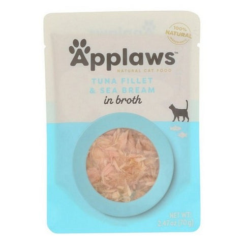 Applaws, Tuna Fillet With Sea Bream Cat Pouch, 2.47 Oz(Case Of 12)