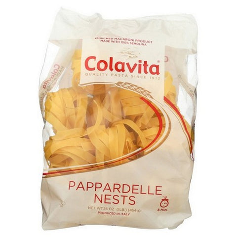 Colavita, Organic Pappardelle Nest Pasta, 16 Oz(Case Of 12)