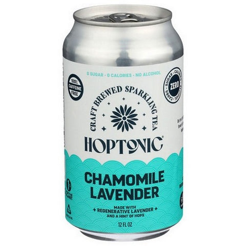 Hoptonic, Chamomile Sparkling Herbal Tea, 12 Oz(Case of 12)