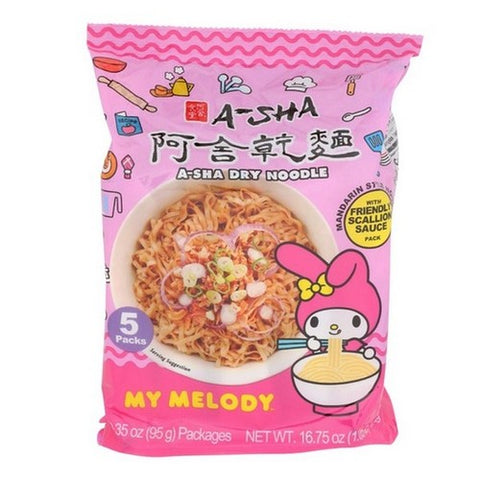 Asha, Hello Kitty Friend Noodles Scallion Sauce, 16.75 Oz(Case Of 6)
