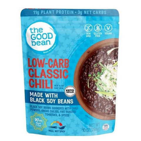 The Good Bean, Classic Chili With Soy Beans Low Carb, 10 Oz(Case Of 4)