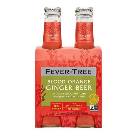Fever Tree, Blood Orange Ginger Beer, 27.2 Oz(Case Of 6)