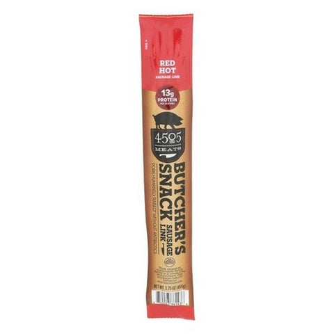 4505 Meats, Butcher Snack Red Hot, 1.75 Oz(Case Of 10)