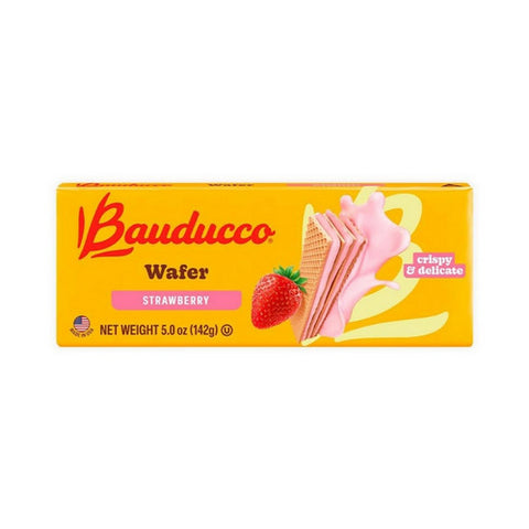Bauducco, Wafers Strawberry, 5 Oz(Case Of 18)