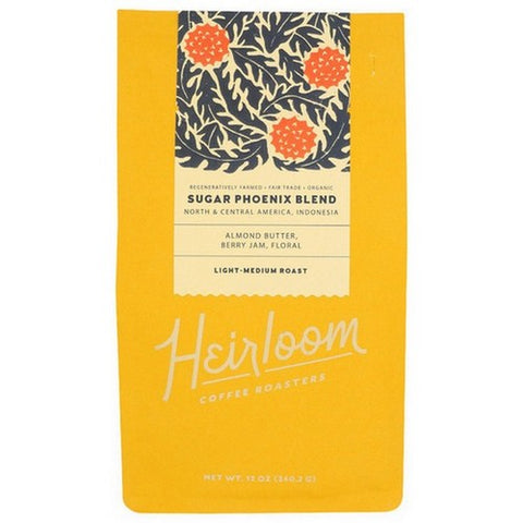 Heirloom, Sugar Phoenix Coffee Blend, 12 Oz(Case Of 6)