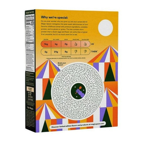 Magic Spoon, Peanut Butter Keto And Cereal, 7 Oz(Case Of 8) Magic Spoon