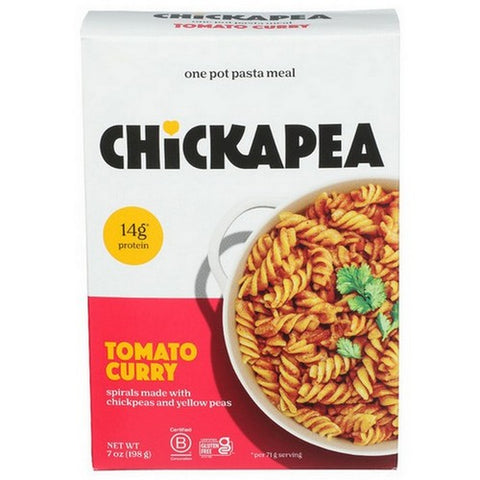 Chickapea, One Pot Chickpea Pasta Masala Magic Creamy Tomato Curry, 7 Oz(Case Of 6)